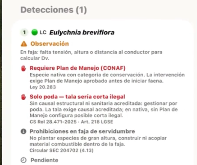 Advertencias normativas